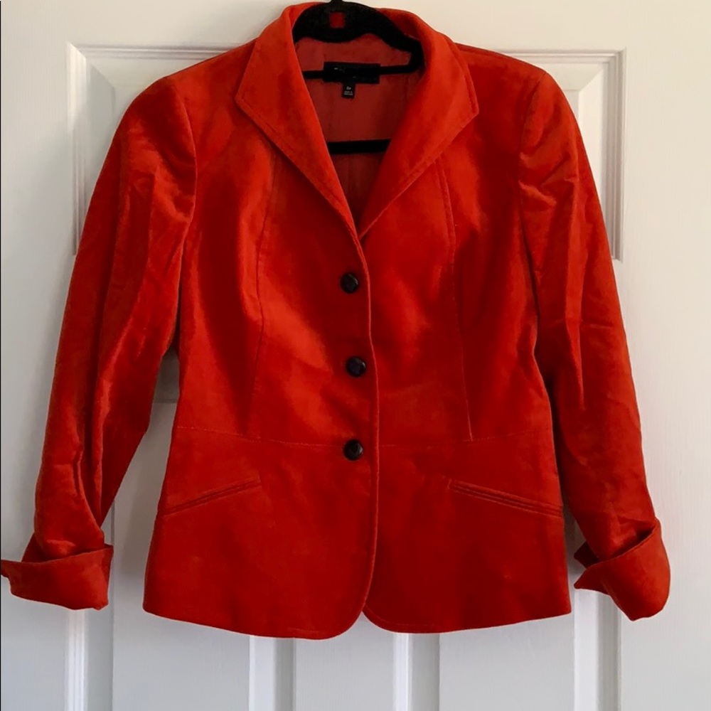 Brilliant orange blazer